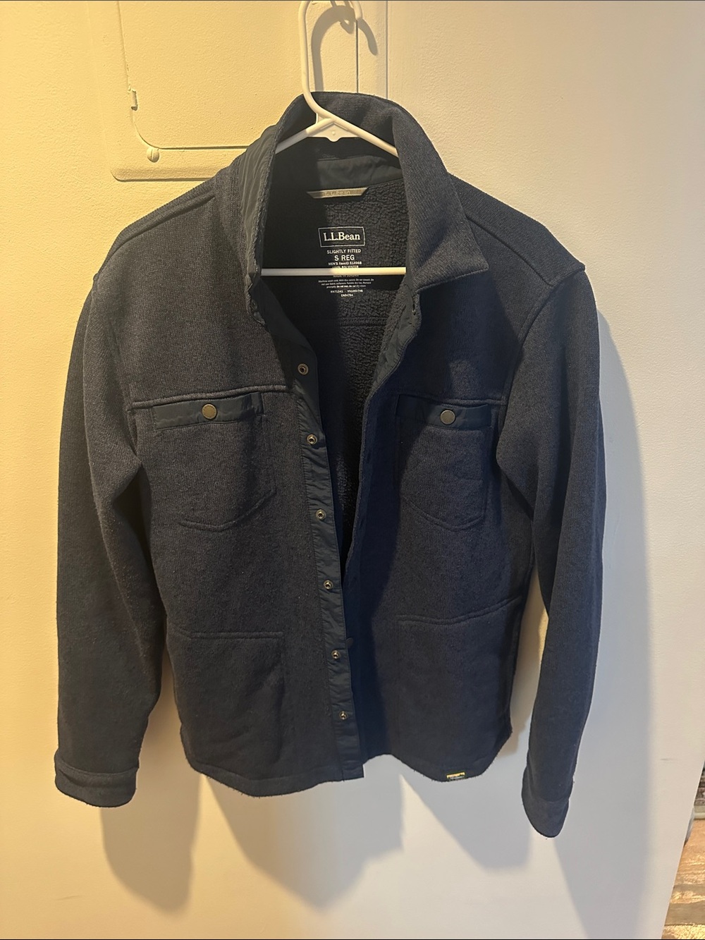 L.L. Bean Men's Navy Shirt Jacket